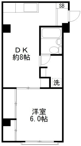 シャモット若林の間取り