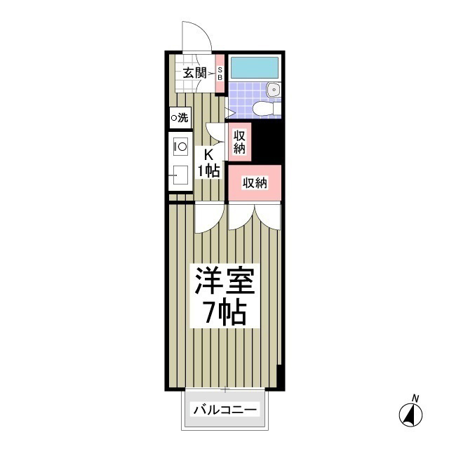 白鍬グランデの間取り