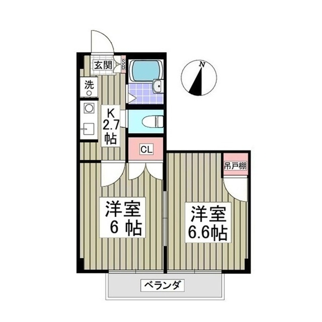 白鍬グランデの間取り