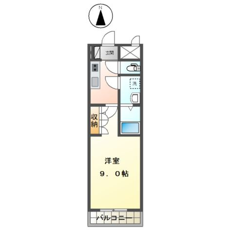 プリエール宮本の間取り