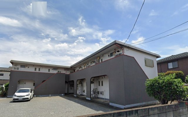 学園コーポの外観|外観は落ち着いています