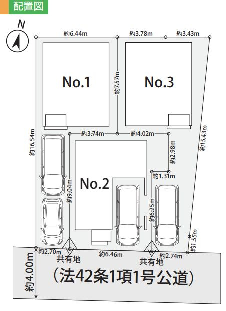 茅ヶ崎市赤松町新築戸建て　2期№3の区画図|区画図「茅ヶ崎市赤松町新築戸建て」