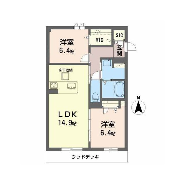 ＳｈａＭａｉｓｏｎ　Ｃｉｅｌの間取り