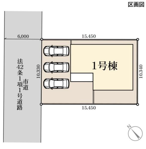 第５前橋天川大島町の区画図|区画図