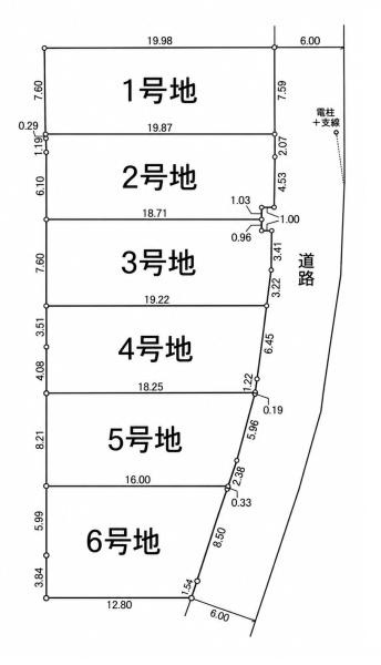 クレイドルガーデン富堂町 ４号地　建築条件なし土地の土地図|こちらは４号地です！