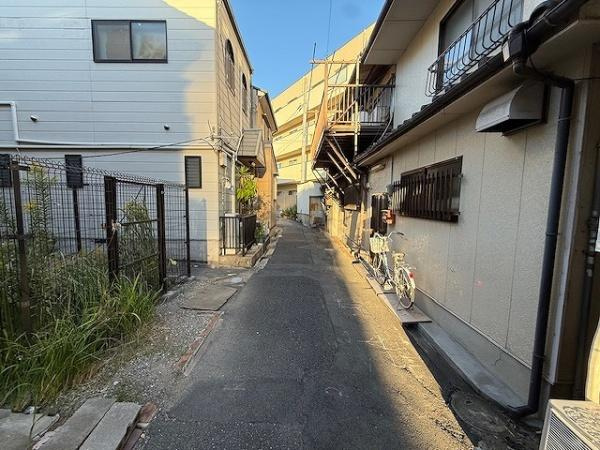 【前面道路含む現地写真】 | 大阪市港区市岡1丁目　建築条件無し売土地