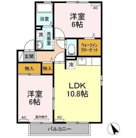 【間取り】 | シャンツェ　Ａ棟