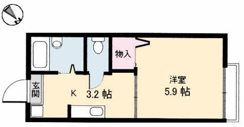 【間取り】 | コーポブルークラウド