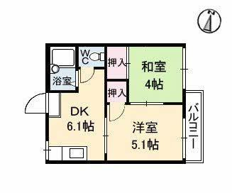 【間取り】 | コーポエクセル | 間取り