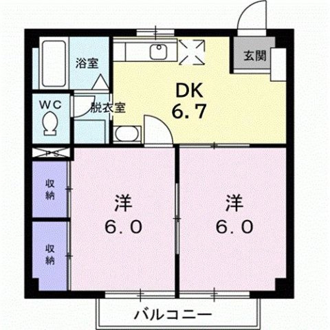 ニューシティの間取り