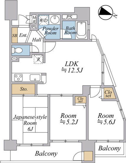 【間取り】 | リブゼ横浜ステーションスクエア