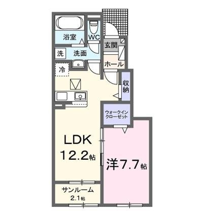 草深アパートⅣの間取り