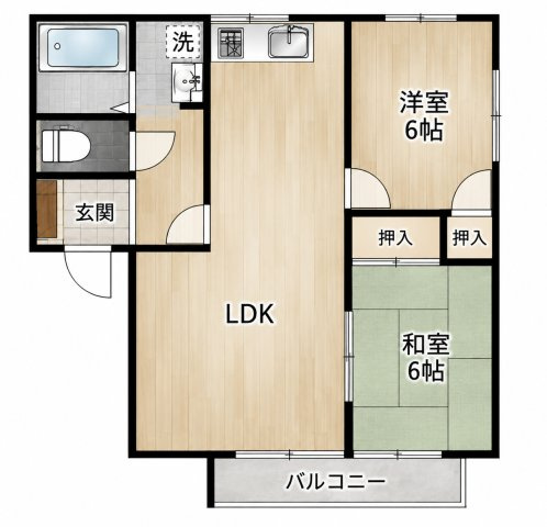 コスモスハイツの外観