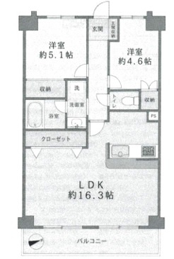 【間取り】 | エレガンス王子神谷