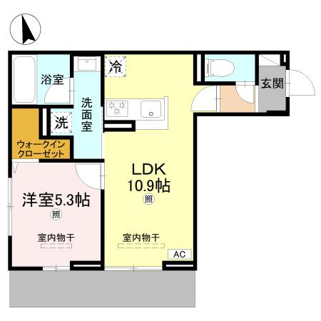 Cube Plageの間取り