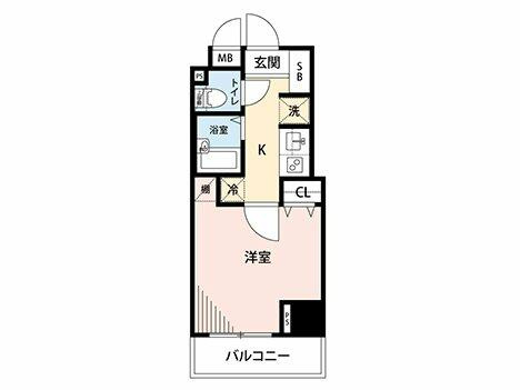 メインステージ西新宿の間取り