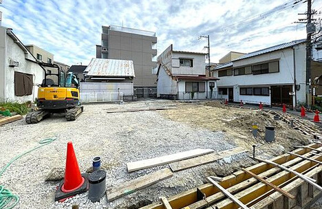 豊中市岡上の町2丁目　新築戸建の外観|おしゃれな外観です