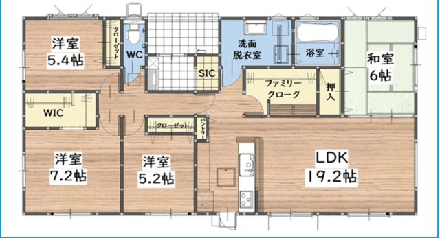 筑紫野市大字阿志岐の新築一戸建の間取り