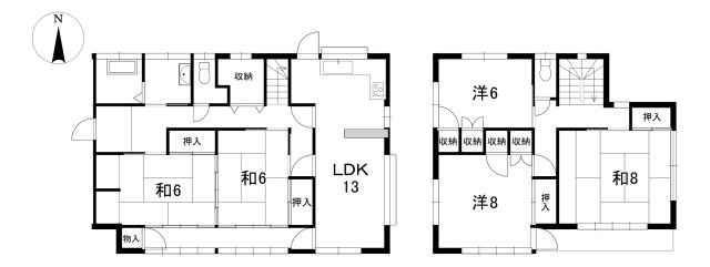 壬生町表町13-22の間取り