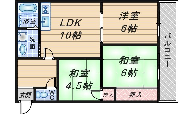 豊中ガーデンズの間取り