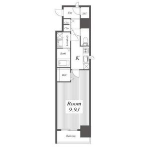 セイル淀屋橋の間取り
