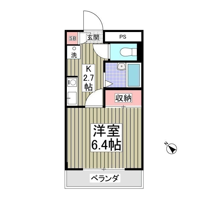 サンライズ水村の間取り