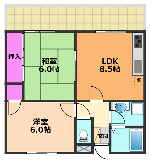 エステート樋口の間取り
