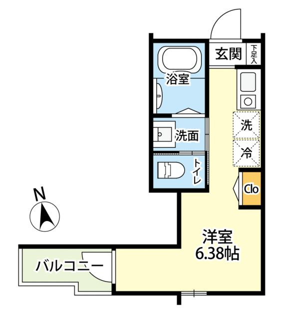 ラプロバンスドゥ五反野壱番館の間取り