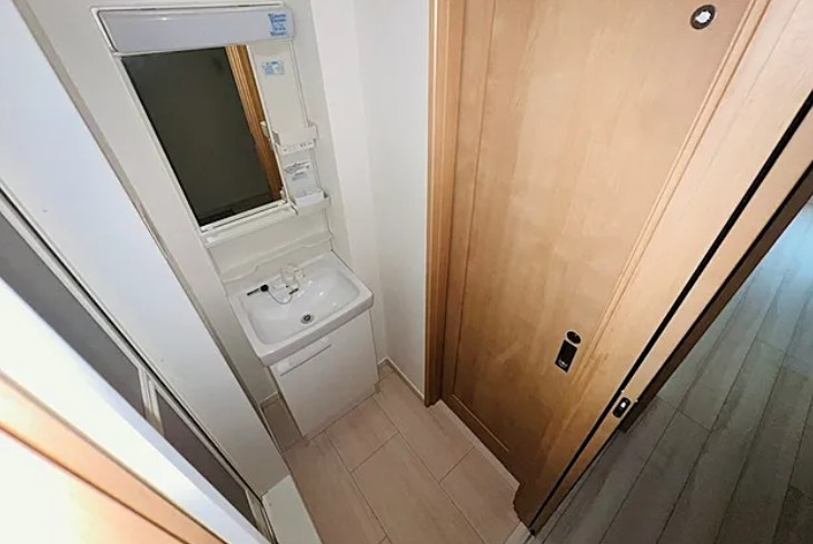 ラプロバンスドゥ五反野壱番館の独立洗面台