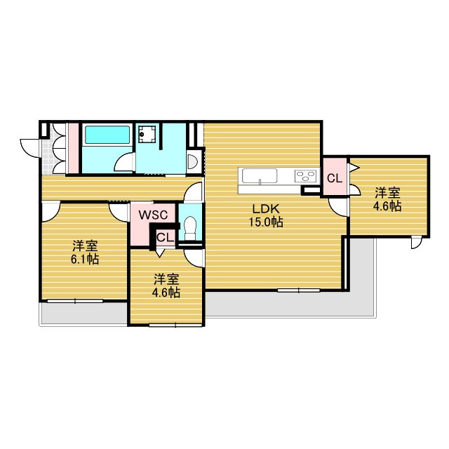 Rising Hills IIの間取り