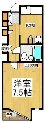リリーハイツの間取り
