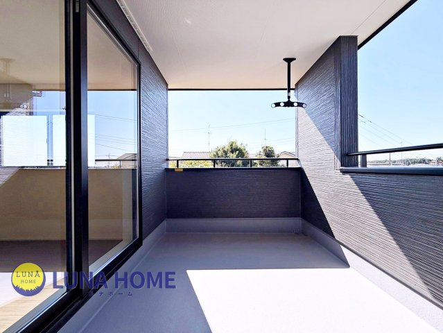 第1土浦市中高津　新築戸建のバルコニー|マイホーム探しはベテラン揃いのLUNA HOME《ルナホーム》にお任せください♪