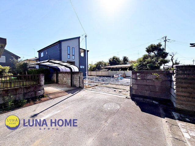第1土浦市中高津　新築戸建の前面道路含む現地写真|「見学予約する」からカンタン即時予約♪お急ぎの方は「029-828-4413」までお電話ください♪