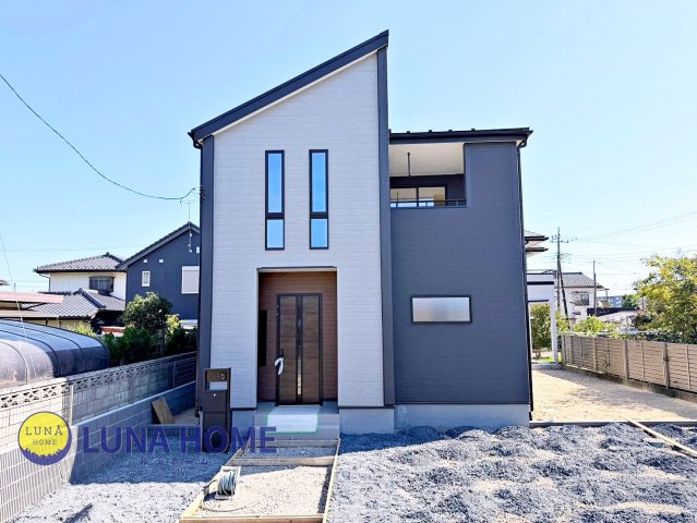 第1土浦市中高津　新築戸建の外観|■住宅ローンもルナホームにお任せ■・転職したばかりの方・お借入れがある方・他社でローンが通らなかった方、ぜひ一度ご相談ください♪