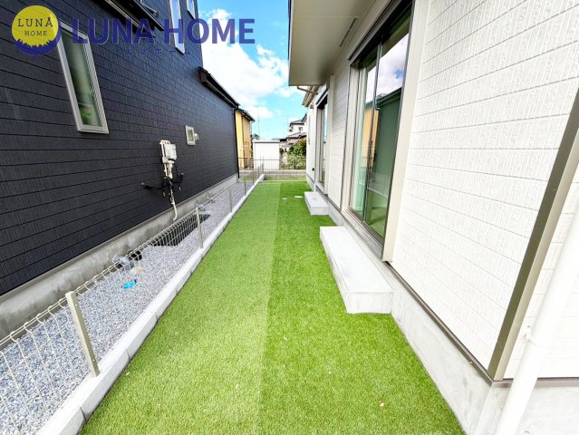 土浦市下高津3丁目　新築戸建　A号棟の庭