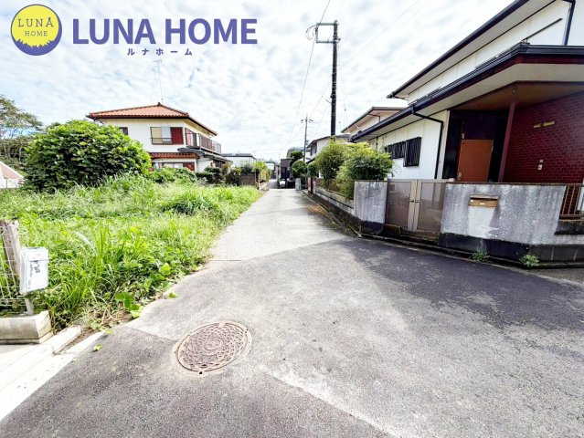 土浦市下高津3丁目　新築戸建　A号棟の前面道路含む現地写真