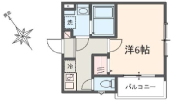 MELDIA武里Ⅲの間取り