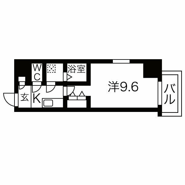 メイクス上前津Ⅱの間取り