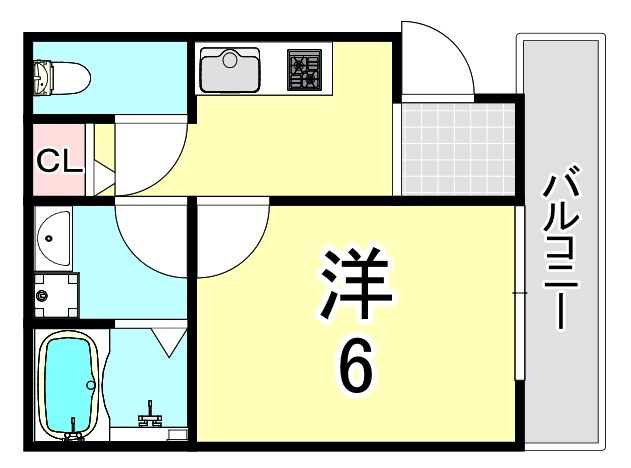 MUKOGAWA1414の間取り