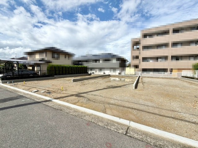 土塔町　売土地　全３区画の前面道路含む現地写真|◆現地見学いつでも可能です◆お気軽にお問い合わせ下さいませ♪