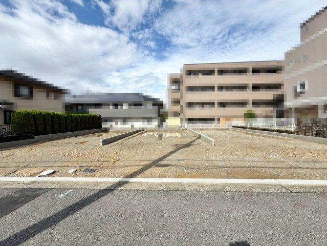 土塔町　売土地　全３区画の前面道路含む現地写真|ゆとりある敷地でのびのび新生活をここで始めませんか♪