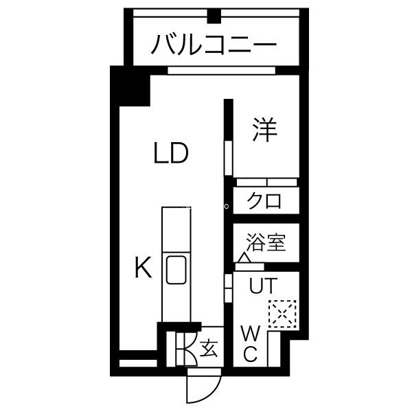 アイボリーポワント難波WESTの間取り