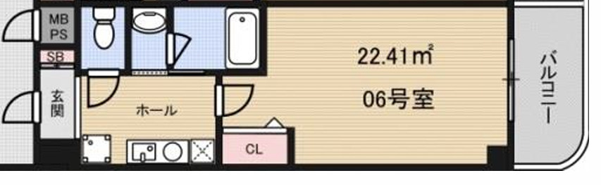 クレド桜川の間取り