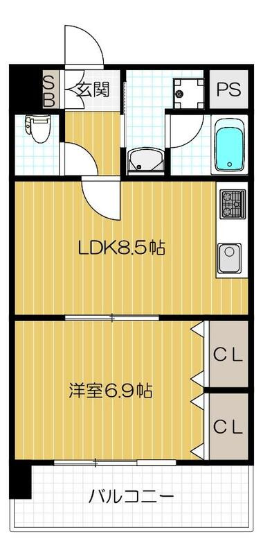 サザンパークスの間取り