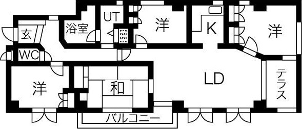 ガーデンヒルズ浄水Ⅲの間取り