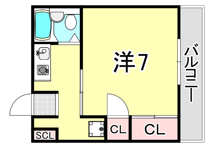 シオン塚口の間取り