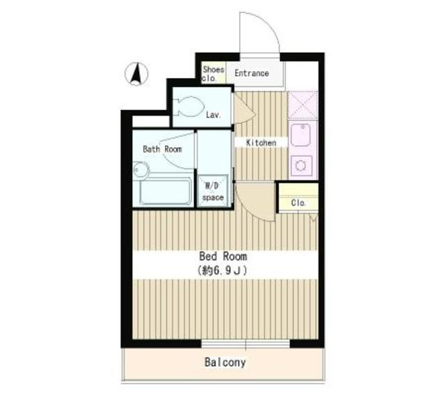 バンブー岩本町の間取り