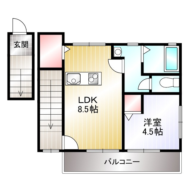 クレールの間取り