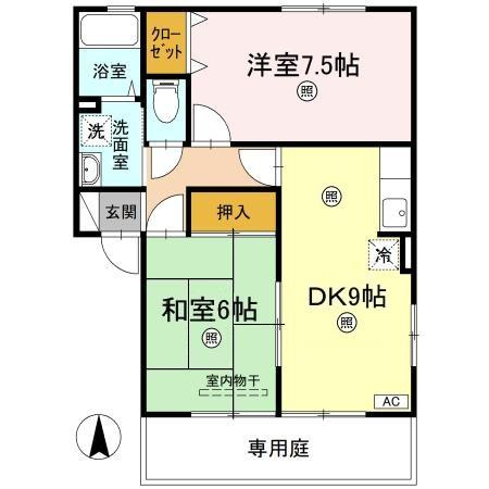 エピナール B棟の間取り