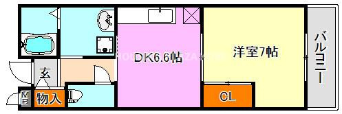 メゾンまほらの間取り